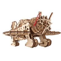 Ugears 3D drevené mechanické puzzle Lietadlo Mad Hornet