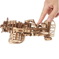 Ugears 3D drevené mechanické puzzle Lietadlo Mad Hornet