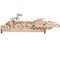 Ugears 3D drevené mechanické puzzle Brave UA Tractor