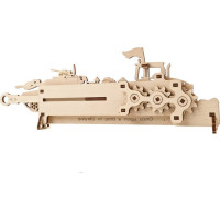 Ugears 3D drevené mechanické puzzle Brave UA Tractor