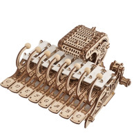 Ugears 3D drevené mechanické puzzle Programovateľná celesta