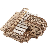 Ugears 3D drevené mechanické puzzle Programovateľná celesta
