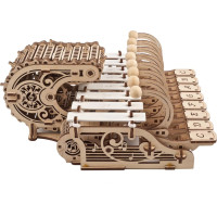 Ugears 3D drevené mechanické puzzle Programovateľná celesta