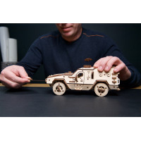 Ugears 3D drevené mechanické puzzle Dozor-B Combat Vehicle