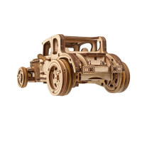 Ugears 3D drevené mechanické puzzle The Hot Rod Furious
