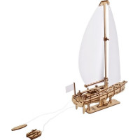 Ugears 3D drevené mechanické puzzle Jachta The Ocean Beauty