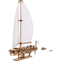 Ugears 3D drevené mechanické puzzle Jachta The Ocean Beauty