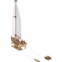 Ugears 3D drevené mechanické puzzle Jachta The Ocean Beauty