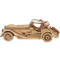 Ugears 3D drevené mechanické puzzle Športové auto Rapid Mouse