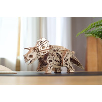 Ugears 3D drevené mechanické puzzle Triceratops