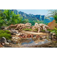 Ugears 3D drevené mechanické puzzle Triceratops
