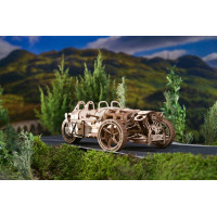 Ugears 3D drevené mechanické puzzle Trojkolka UGR-S