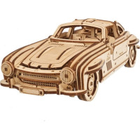 Ugears 3D drevené mechanické puzzle Auto Winged Sports Coupe