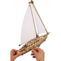 Ugears 3D Drevené mechanické puzzle Jachta The Ocean Beauty