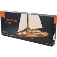 Ugears 3D Drevené mechanické puzzle Jachta The Ocean Beauty