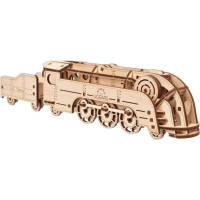 Ugears 3D drevené mechanické puzzle MINI Lokomotíva