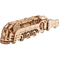 Ugears 3D drevené mechanické puzzle MINI Lokomotíva