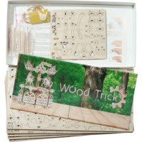 Wood Trick 3D mechanické puzzle - Kolotoč