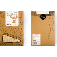 RoboTime drevené 3D puzzle Gorila