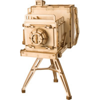 RoboTime drevené 3D puzzle Historický fotoaparát