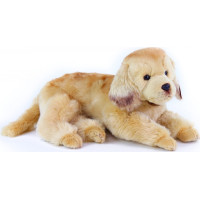 Rappa Plyšový pes zlatý retriever ležiaci 32 cm ECO-FRIENDLY