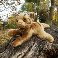 Rappa Plyšová mačka ležiaca 30 cm ECO-FRIENDLY