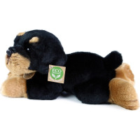 Rappa Plyšový pes rotvajler ležiaci 30 cm ECO-FRIENDLY
