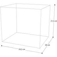 RoboTime Plexisklový kryt na modely minatur domčekov