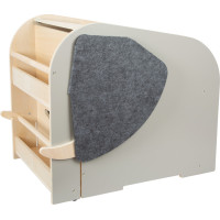 small foot Box na hračky so sedadlom a kolieskami slon "Wildlife