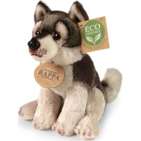 Rappa Plyšový vlk sediaci 15 cm ECO-FRIENDLY