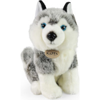 Rappa Plyšový pes Husky sediaci 30 cm ECO-FRIENDLY