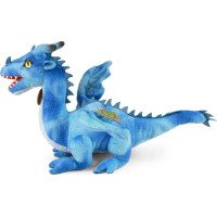 Rappa Plyšový drak 40 cm modrý ECO-FRIENDLY
