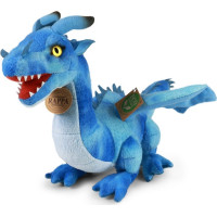 Rappa Plyšový drak 40 cm modrý ECO-FRIENDLY