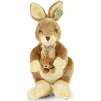 Rappa Plyšový klokan s mláďaťom 37 cm ECO-FRIENDLY