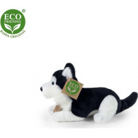 Rappa Plyšový pes Husky 17 cm ECO-FRIENDLY čierna