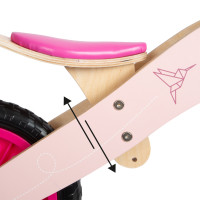 small foot Drevené odrážadlo Hummingbird ružové