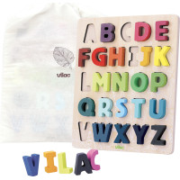 Vilac Vkladacie puzzle abeceda