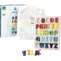Vilac Vkladacie puzzle abeceda