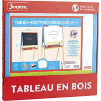 Jeujura Drevená multiaktívna tabuľa 56x43 cm s príslušenstvom