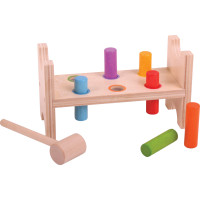 Bigjigs Baby Drevená zatĺkačka