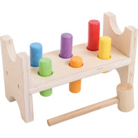 Bigjigs Baby Drevená zatĺkačka