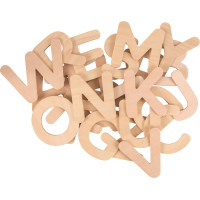 Bigjigs Toys Drevená abeceda veľké písmená