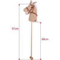 Bigjigs Toys Menčestrový kôň na tyči