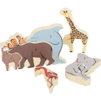 small foot Zvieracie puzzle písmená