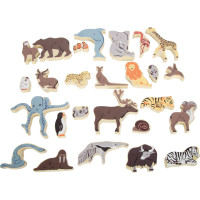 small foot Zvieracie puzzle písmená