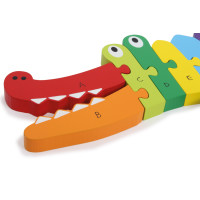 small foot Vkladacie puzzle krokodíl ABC