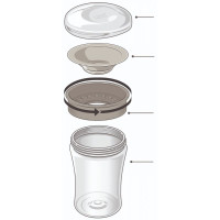 NUK hrnček Magic Cup s viečkom 230ml