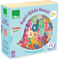 Vilac Drevená magnetická malá abeceda 81ks