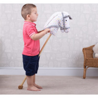 Bigjigs Toys Koníček na tyči vzorovaný