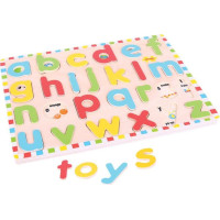 Bigjigs Toys Anglická malá abeceda s obrázkami
